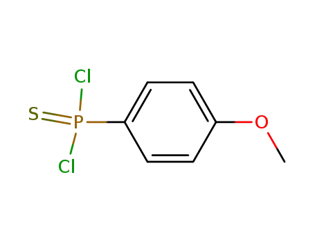 Molecular Structure of 37632-19-2 ((4-methoxyphenyl)phosphonothioic dichloride)