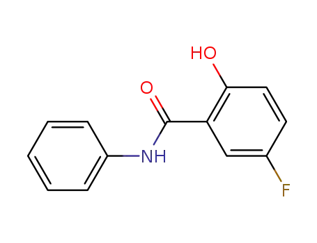 Molecular Structure of 7120-50-5 (5-fluoro-2-hydroxy-N-phenylbenzamide)