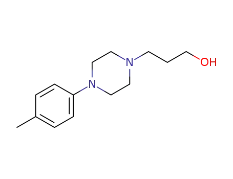 Molecular Structure of 6269-54-1 (3-[4-(4-methylphenyl)piperazin-1-yl]propan-1-ol)