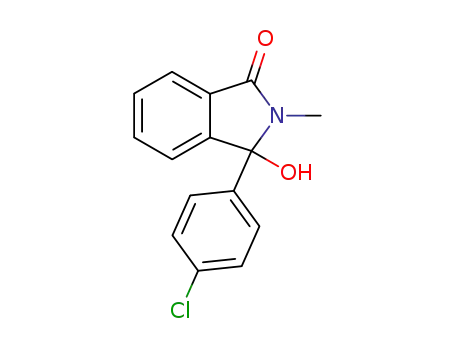 Molecular Structure of 730-70-1 (1H-Isoindol-1-one, 3-(4-chlorophenyl)-2,3-dihydro-3-hydroxy-2-methyl-)