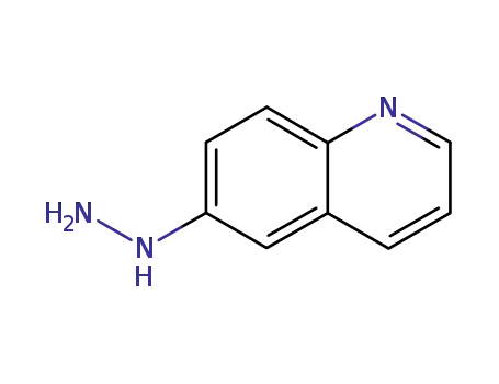 Molecular Structure of 16023-69-1 (6-Hydrazino-quinolinium, chloride)
