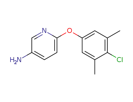Molecular Structure of 218457-66-0 (6-(4-CHLORO-3,5-DIMETHYLPHENOXY)PYRIDIN-3-AMINE)
