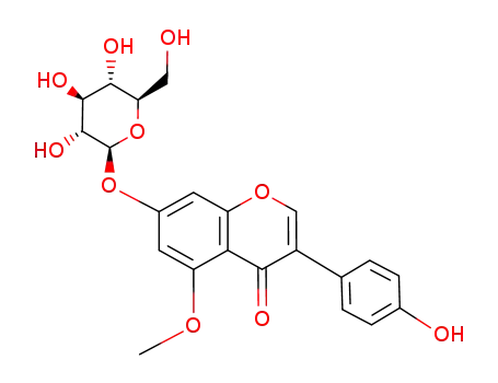 7-O-베타-글루코피라노실-4'-하이드록시-5-메톡시이소플라본