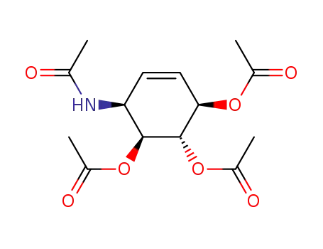(1S,2S,3R,6S)-6-acetamidocyclohex-4-ene-1,2,3-triyl triacetate