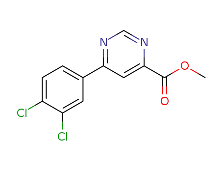 6-(3,4-dichlorophenyl)pyrimidine-4-carboxylic acid methyl ester