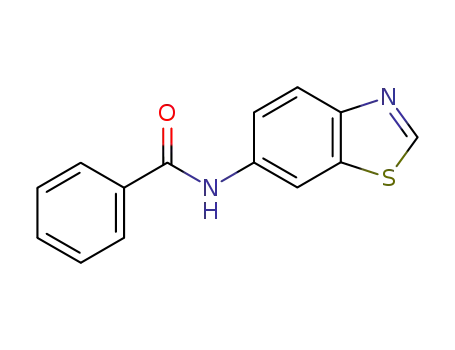 Molecular Structure of 135249-30-8 (<i>N</i>-benzothiazol-6-yl-benzamide)