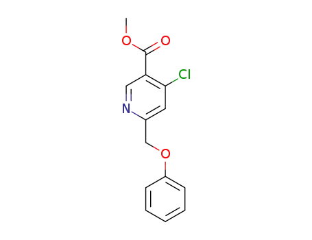 4-chloro-6-phenoxymethyl-nicotinic acid methyl ester