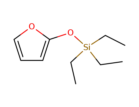 Molecular Structure of 62596-54-7 (Silane, triethyl(2-furanyloxy)-)