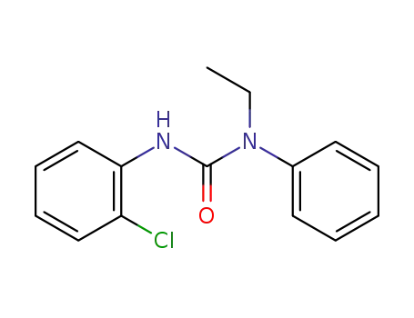 Molecular Structure of 82744-84-1 (3-(2-chlorophenyl)-1-ethyl-1-phenylurea)