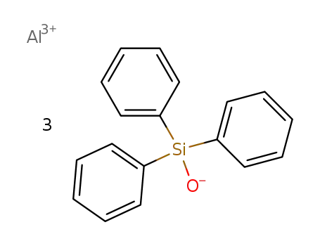Molecular Structure of 18891-58-2 (Silanol, triphenyl-, aluminum salt)