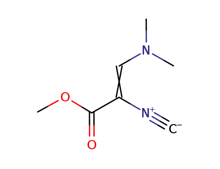 Molecular Structure of 113212-14-9 (METHYL 3-(DIMETHYLAMINO)-2-ISOCYANOACRYLATE)
