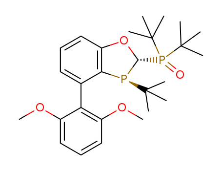 di-tert-butyl((2S,3S)-3-(tert-butyl)-4-(2,6-dimethoxyphenyl)-2,3-dihydrobenzo[d][1,3]oxaphosphol-2-yl)phosphine oxide