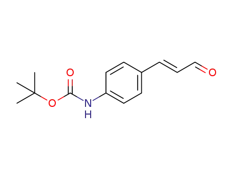 (E)-tert-butyl (4-(3-oxoprop-1-en-1-yl)phenyl)carbamate