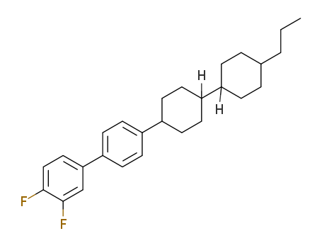3,4-difluoro-4'-[(trans,trans)-4'-propyl[1,1'-bicyclohexyl]-4-yl]-1,1'-Biphenyl,