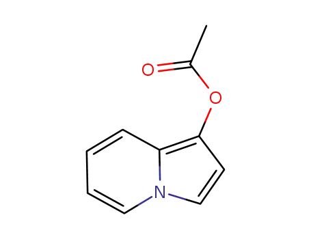 Molecular Structure of 949101-41-1 (acetic acid indolizin-1-yl ester)