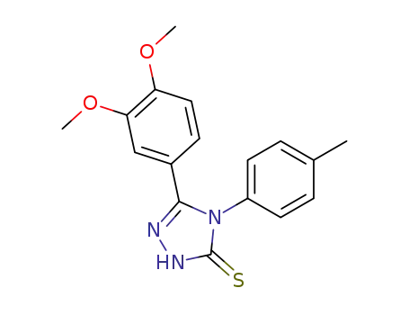 5-(3,4-dimethoxyphenyl)-4-(4-methylphenyl)-4H-1,2,4-triazole-3-thiol