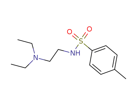 Molecular Structure of 6636-13-1 (N-[2-(Diethylamino)ethyl]-4-methylbenzene-1-sulfonamide)