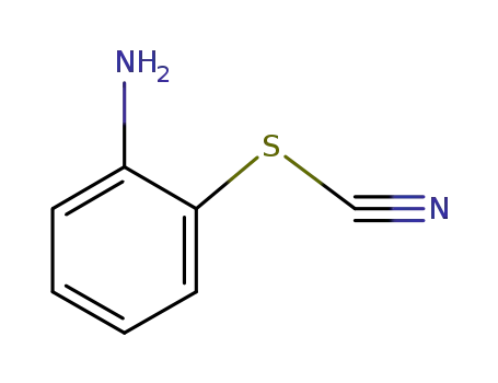 Molecular Structure of 55290-52-3 (Thiocyanic acid, 2-aminophenyl ester (9CI))