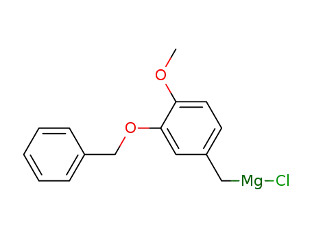 Molecular Structure of 88185-18-6 (Magnesium, chloro[[4-methoxy-3-(phenylmethoxy)phenyl]methyl]-)