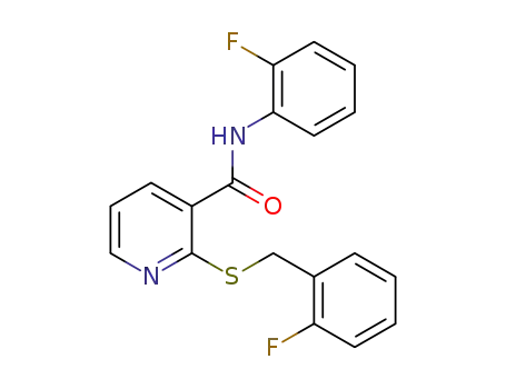 2-((2-fluorobenzyl)thio)-N-(2-fluorophenyl)nicotinamide