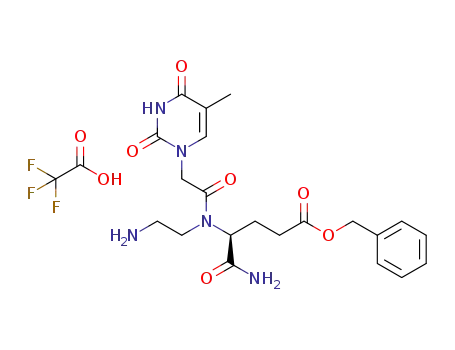 C<sub>21</sub>H<sub>27</sub>N<sub>5</sub>O<sub>6</sub>*C<sub>2</sub>HF<sub>3</sub>O<sub>2</sub>