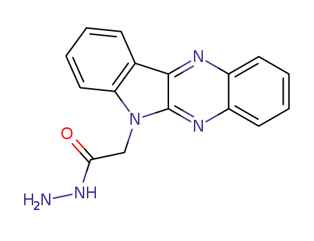 Molecular Structure of 116989-58-3 (2-(6H-indolo[2,3-b]quinoxalin-6-yl)acetohydrazide)