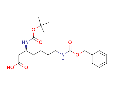 (3S)-3-[[(1,1-Dimethylethoxy)carbonyl]amino]-7-[[(phenylmethoxy)carbonyl]amino]heptanoic acid