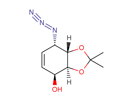 (1S,4S,5S,6S)-4-azido-5,6-(isopropylidenedioxy)cyclohex-2-enol
