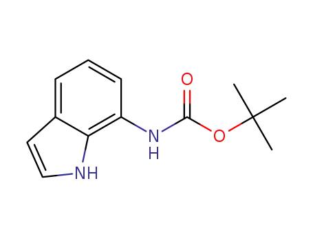 Molecular Structure of 886365-44-2 (7-N-BOC-AMINO-INDOLE)