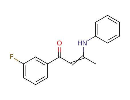 1-(3-fluorophenyl)-3-(phenylamino)-but-2-en-1-one