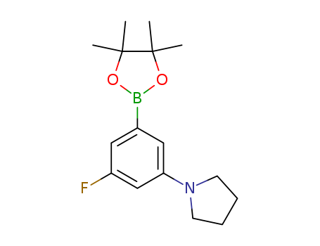 1-(3-fluoro-5-(4,4,5,5-tetraMethyl-1,3,2-dioxaborolan-2-yl)phenyl)pyrrolidine(1415928-84-5)