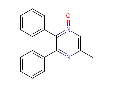 Pyrazine, 5-methyl-2,3-diphenyl-, 1-oxide