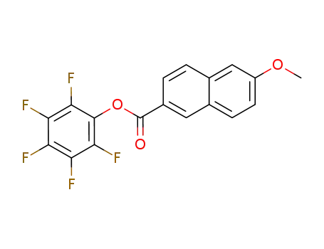 Molecular Structure of 188662-28-4 (perfluorophenyl 6-methoxy-2-naphthoate)