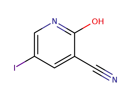 Molecular Structure of 766515-33-7 (3-Cyano-2-hydroxy-5-iodopyridine)