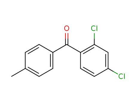 Molecular Structure of 5953-02-6 (Methanone, (2,4-dichlorophenyl)(4-methylphenyl)-)
