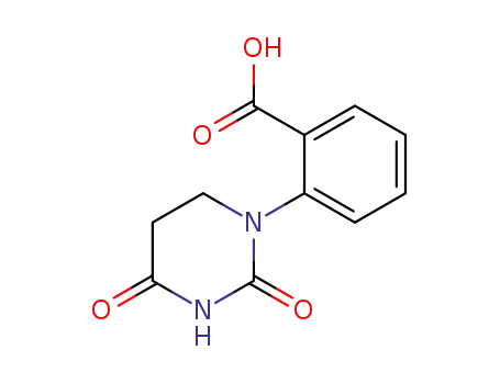 Molecular Structure of 148673-97-6 (2-(2,4-dioxohexahydropyrimidin-1-yl)benzoic acid)