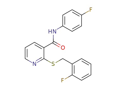 2-((2-fluorobenzyl)thio)-N-(4-fluorophenyl)nicotinamide