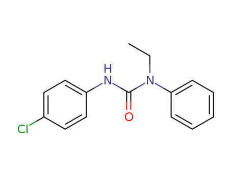 Molecular Structure of 82744-96-5 (3-(4-chlorophenyl)-1-ethyl-1-phenylurea)