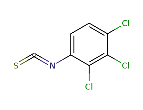 Molecular Structure of 127142-69-2 (2,3,4-TRICHLOROPHENYL ISOTHIOCYANATE)