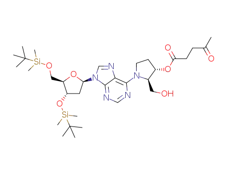C<sub>32</sub>H<sub>55</sub>N<sub>5</sub>O<sub>7</sub>Si<sub>2</sub>