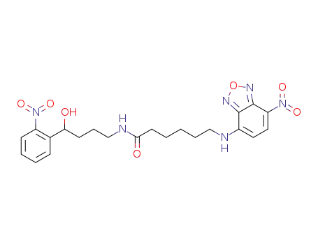 N-(4-hydroxy-4-(2-nitrophenyl)butyl)-6-((7-nitrobenzo[c][1,2,5]oxadiazol-4-yl)amino)hexanamide