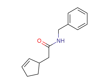 Molecular Structure of 92250-02-7 (N-benzyl-2-(cyclopent-2-en-1-yl)acetamide)