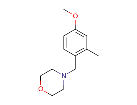 Molecular Structure of 1612215-11-8 (N-(4-methoxy-2-methylbenzyl)morpholine)