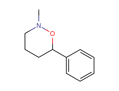 Molecular Structure of 15769-89-8 (Tetrahydro-2-methyl-6-phenyl-2H-1,2-oxazine)