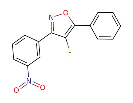 4-fluoro-3-(3-nitrophenyl)-5-phenylisoxazole