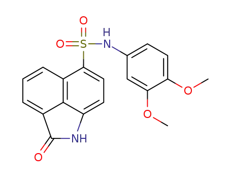 N-(3,4-dimethoxyphenyl)-2-oxo-1,2-dihydrobenzo[cd]indole-6-sulfonamide