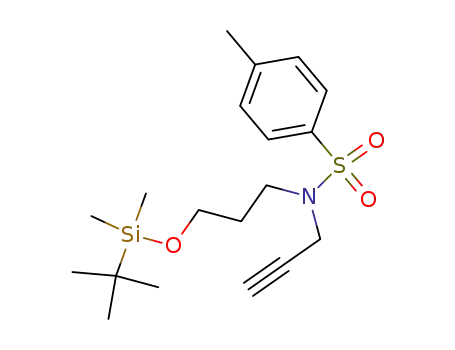 N-(3-((tert-butyldimethylsilyl)oxy)propyl)-4-methyl-N-(prop-2-yn-1-yl)benzenesulfonamide