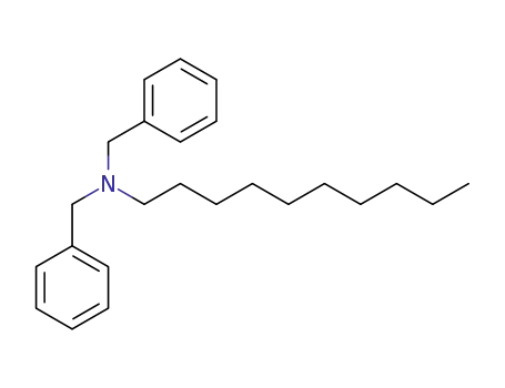Molecular Structure of 52986-64-8 (Benzenemethanamine, N-decyl-N-(phenylmethyl)-)