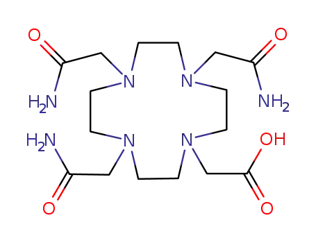 Molecular Structure of 913528-04-8 (2-(4,7,10-tris(2-amino-2-oxoethyl)-1,4,7,10-tetraazacyclododecan-1-yl)acetic acid)