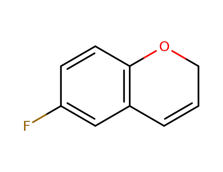 Molecular Structure of 457628-47-6 (2H-1-Benzopyran,6-fluoro-(9CI))